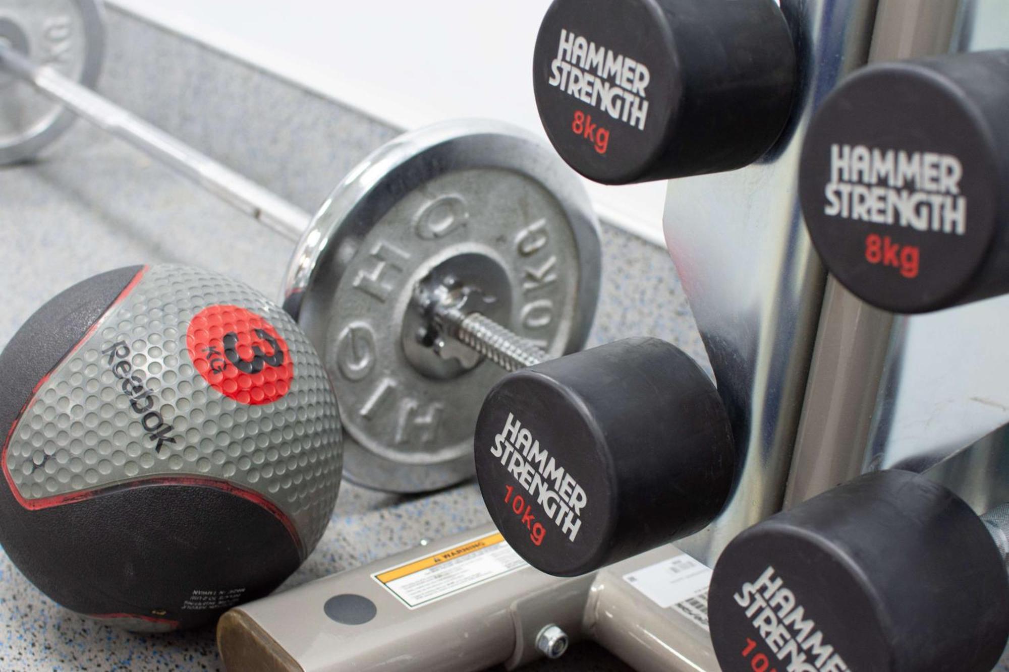 Radisson Blu Hotel エレバン エクステリア 写真 A set of Hammer Strength dumbbells